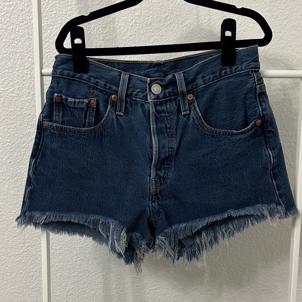 Levi’s Classic Blue 501 Jean Shorts